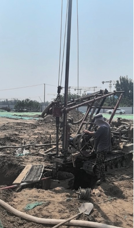 石家庄无极县工地打井